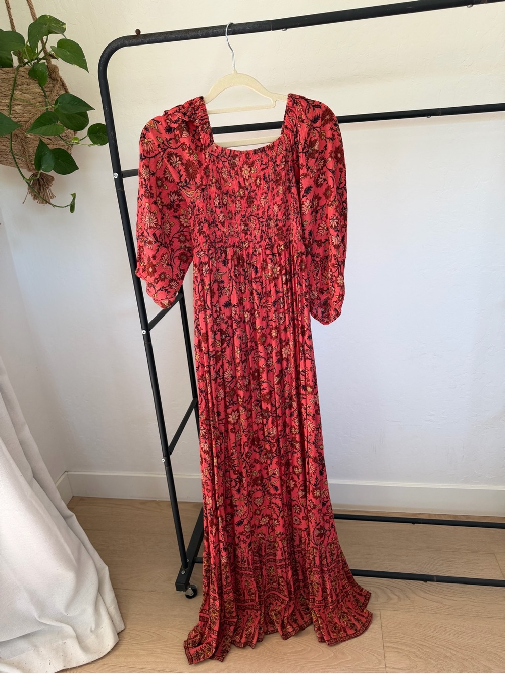 Billabong Red Floral Maxi Dress